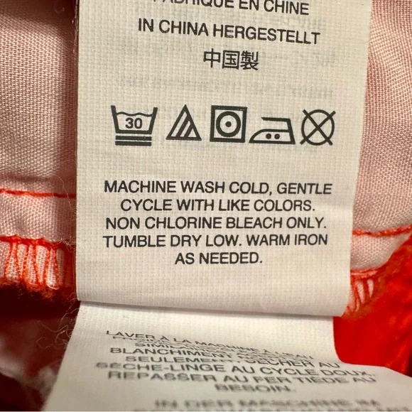 J.Crew Chino NEW 4” Cotton Flat Front Shorts in Vivid Flame size 2 - Picture 14 of 14